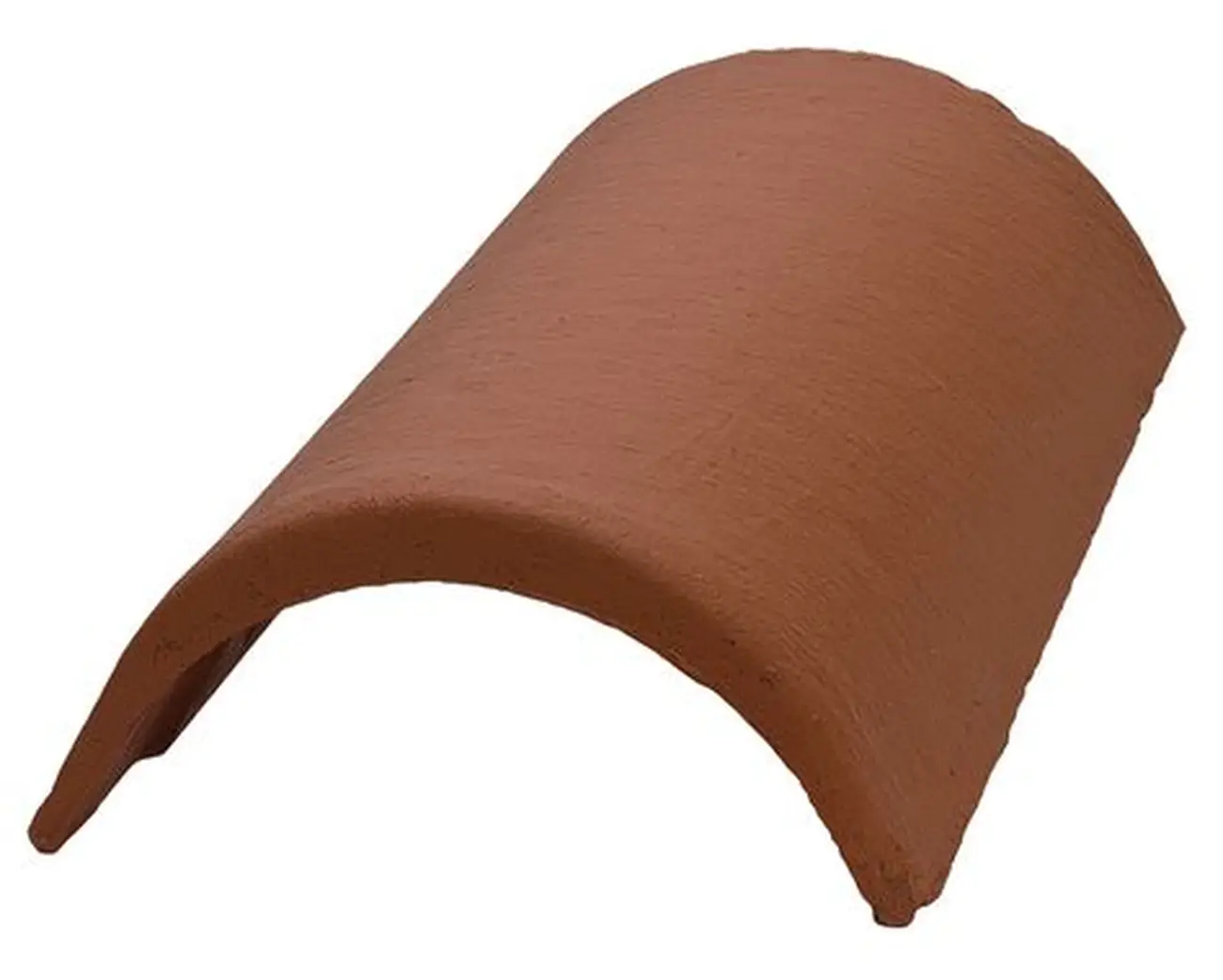 Concrete tapered ridge tile