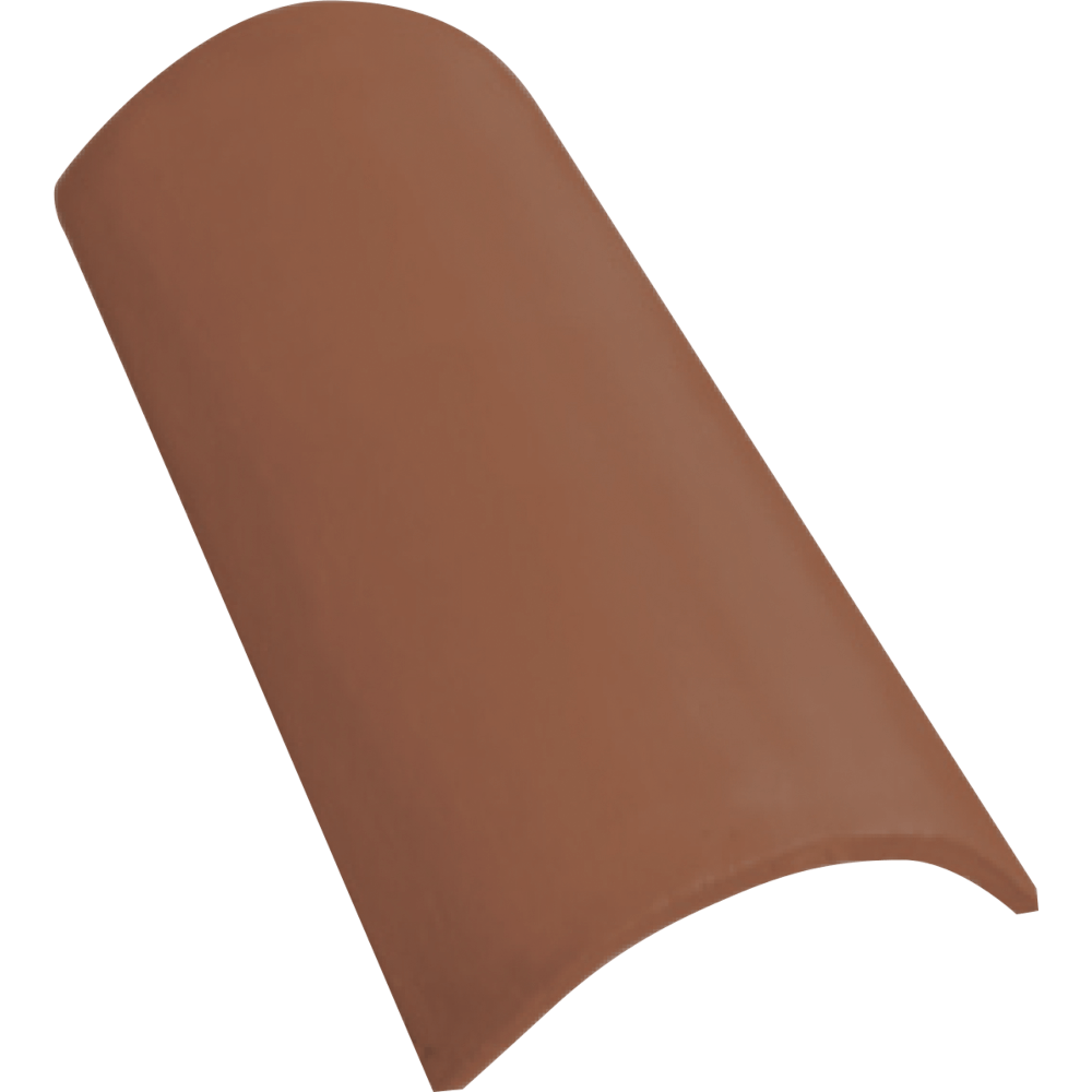 Concrete tapered ridge tile