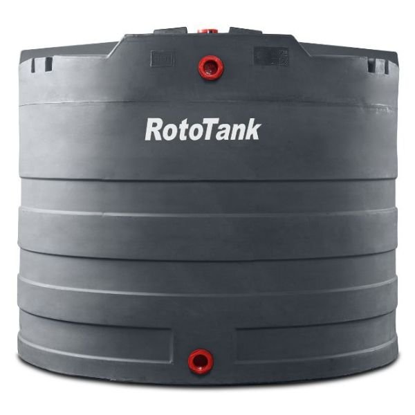 Vertical 1500 L Low-Profile Water Tank