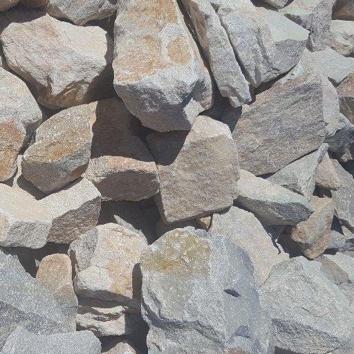 16 Ton Selected Silica Brown Gabion Rock (100–250 mm)