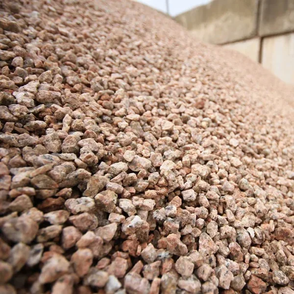 16 Ton Sparkling Pink Washed Crushed Stone Aggregate (13 mm)