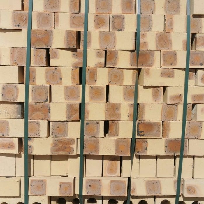 Cameo Light Face Brick – Khaki Base with Rustic Sienna Spots