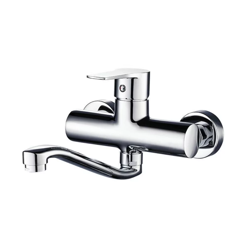 Erebus Wall-Type Sink Mixer – Chrome