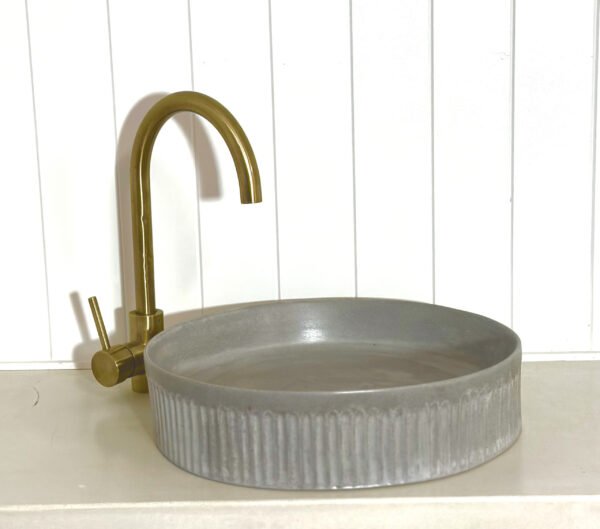 Round Sink – Corrugated Finish