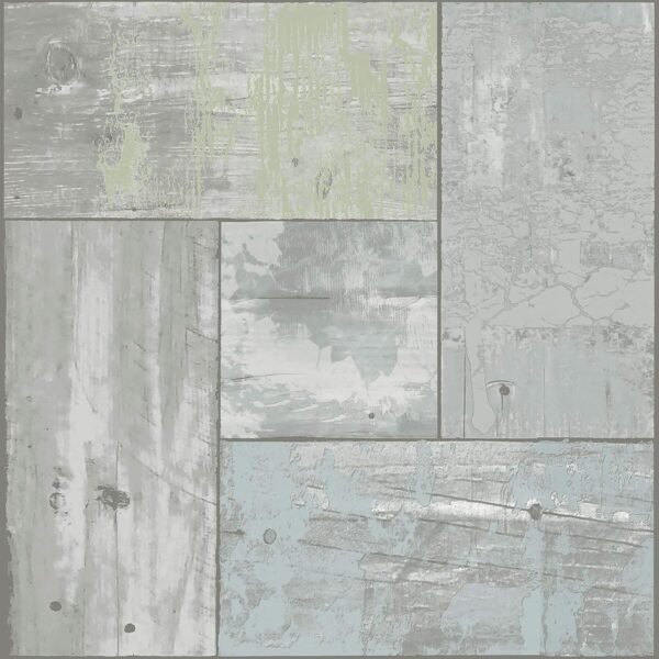 FloorPops FP3290 “Boardwalk” Vinyl Floor Tiles – Coastal Grey, Peel & Stick (10-Pack)