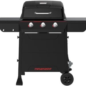 Megamaster Inferno 3-Burner Patio Gas Braai – Power, Size & Style for Your Patio