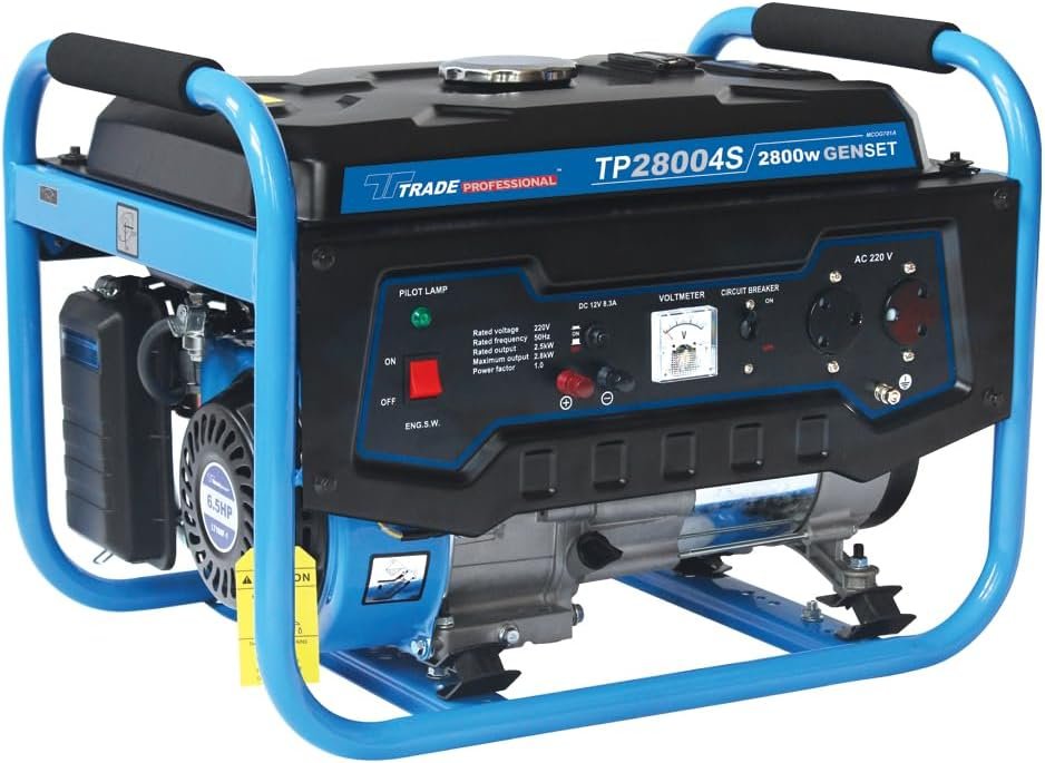 Trade Professional 2.8 kW Petrol Generator — Compact and Dependable
