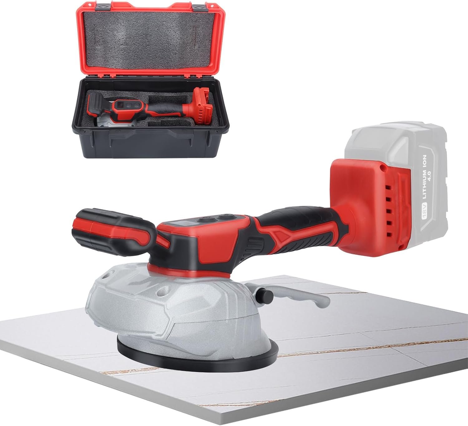Cordless Tile Vibration Leveling Machine – Milwaukee 18V Battery Compatible