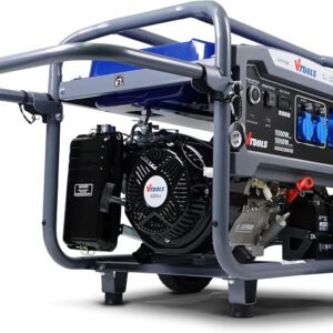 VTOOLS VG7750E Petrol Generator – Reliable 5.5 kW Power with Easy Starting Options
