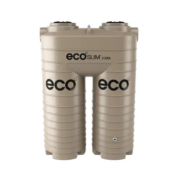 Eco Tanks Eco Slim 2220 L Vertical Water Tank – Dark Grey