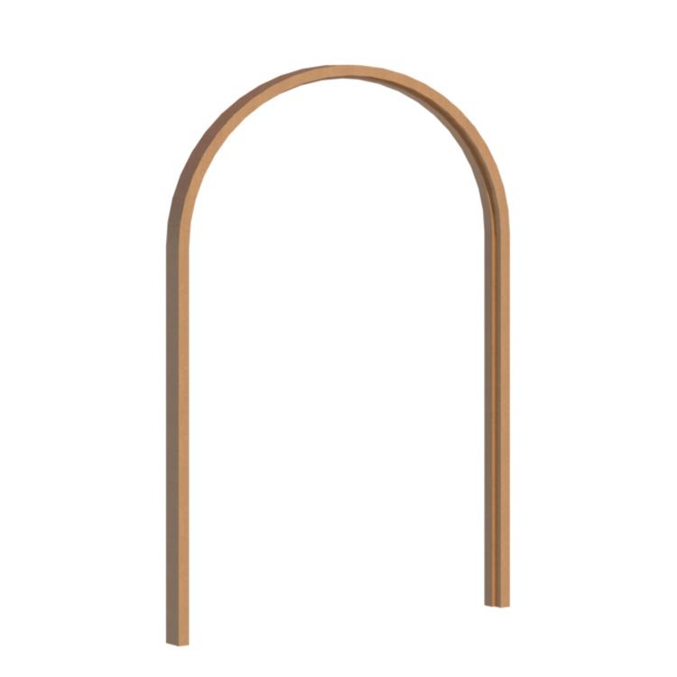The Double Arch Door Frame – Meranti 1230 × 2032 mm