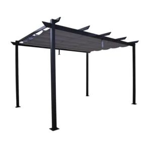 Key Specifications & Features. Naterial Omega Pergola Aluminum Dark Grey 2.85 × 4 m