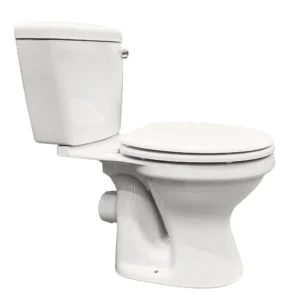 Astina White Front-Flush Toilet Suite – Compact & Value-Driven
