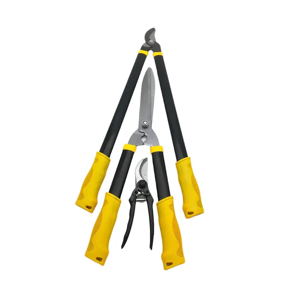 Gardening Pruning Shear Set – 3 Piece Tool Set for Trees, Hedges & Shrubs