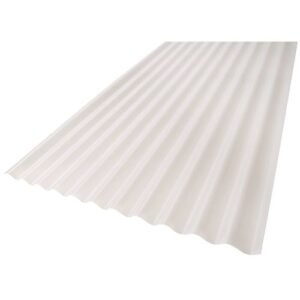 SUNTUF 3.0 m Corrugated Polycarbonate Roof Sheet – Opal White, 762 mm Cover