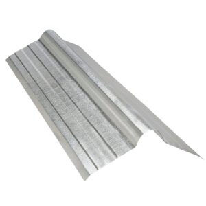 Corrugated Rolltop 3.60 m Roof Ridging – Galvanized Ridge Cap