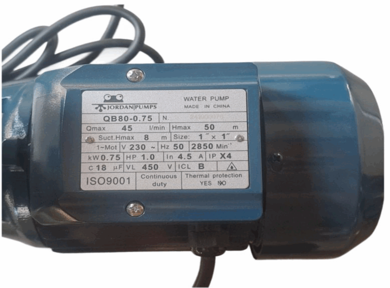 Jordan 0.75 kW Pressure Pump and Controller – Automatic Home Water Booster