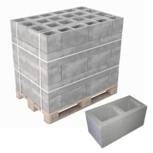 Concrete Block 8×8×16 Inch – Full Pallet of 72 Blocks