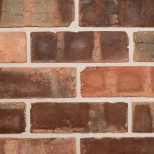 Industrial Blend Brick Slip Tile – Box Covers 1.2m² – Rustic Exposed Brick Finish