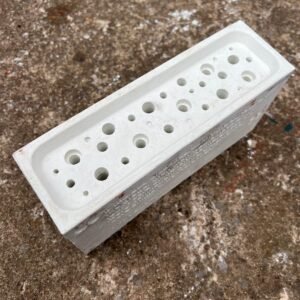 White Bee Brick – Eco-Friendly Bee Habitat Brick for Sustainable Building