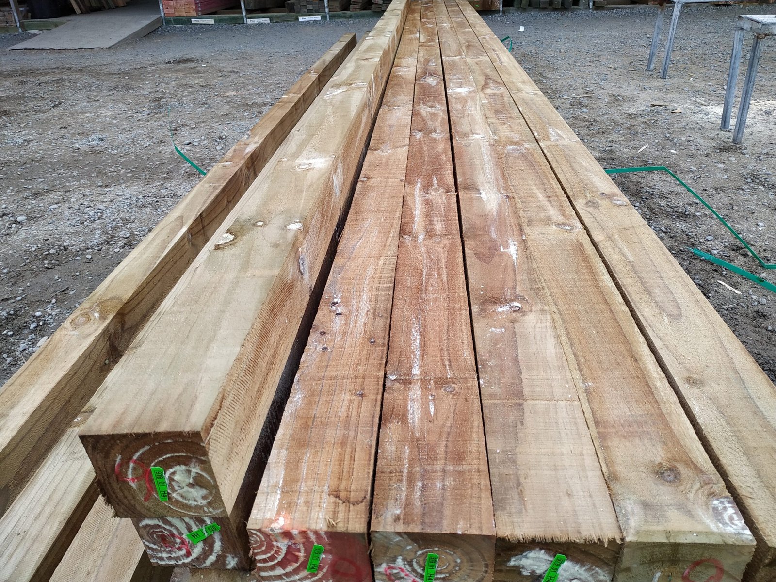 100 × 100 H4 Treated Pine Rough Sawn – Heavy Duty Timber Post / Purlin