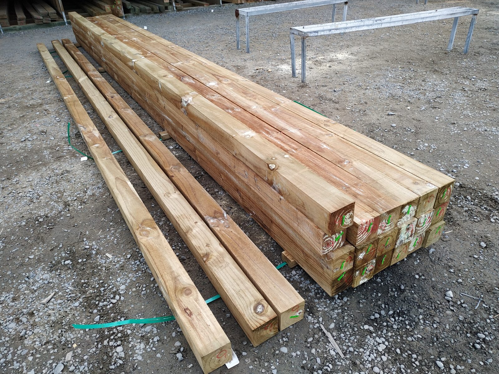 100 × 100 H4 Treated Pine Rough Sawn – Heavy Duty Timber Post / Purlin