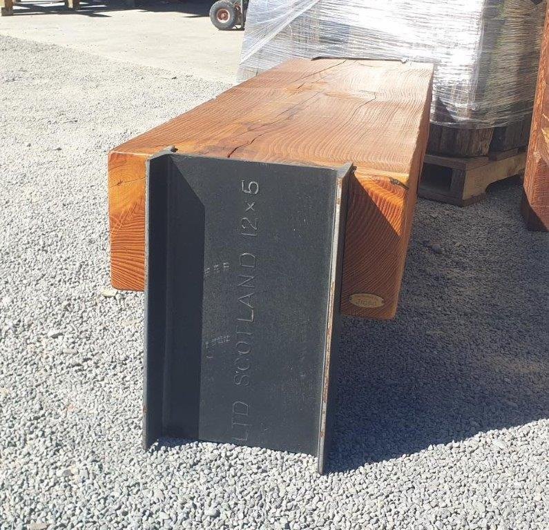 New Zealand Oregon Bench Seat with Metal Legs