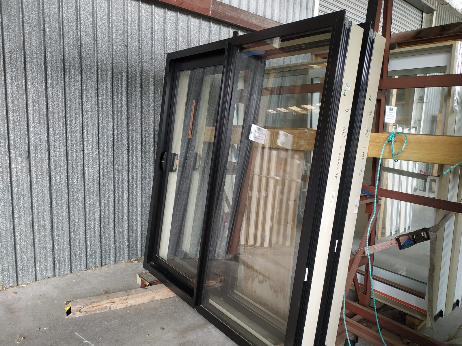 Ebony Double Glazed Sliding Door 1795×2000 – Aluminum Patio Door