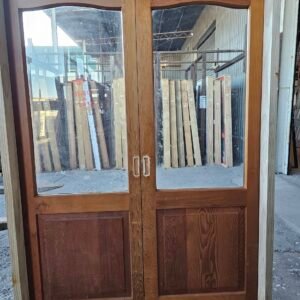 External Cedar 1 Panel 1 Pane French Door