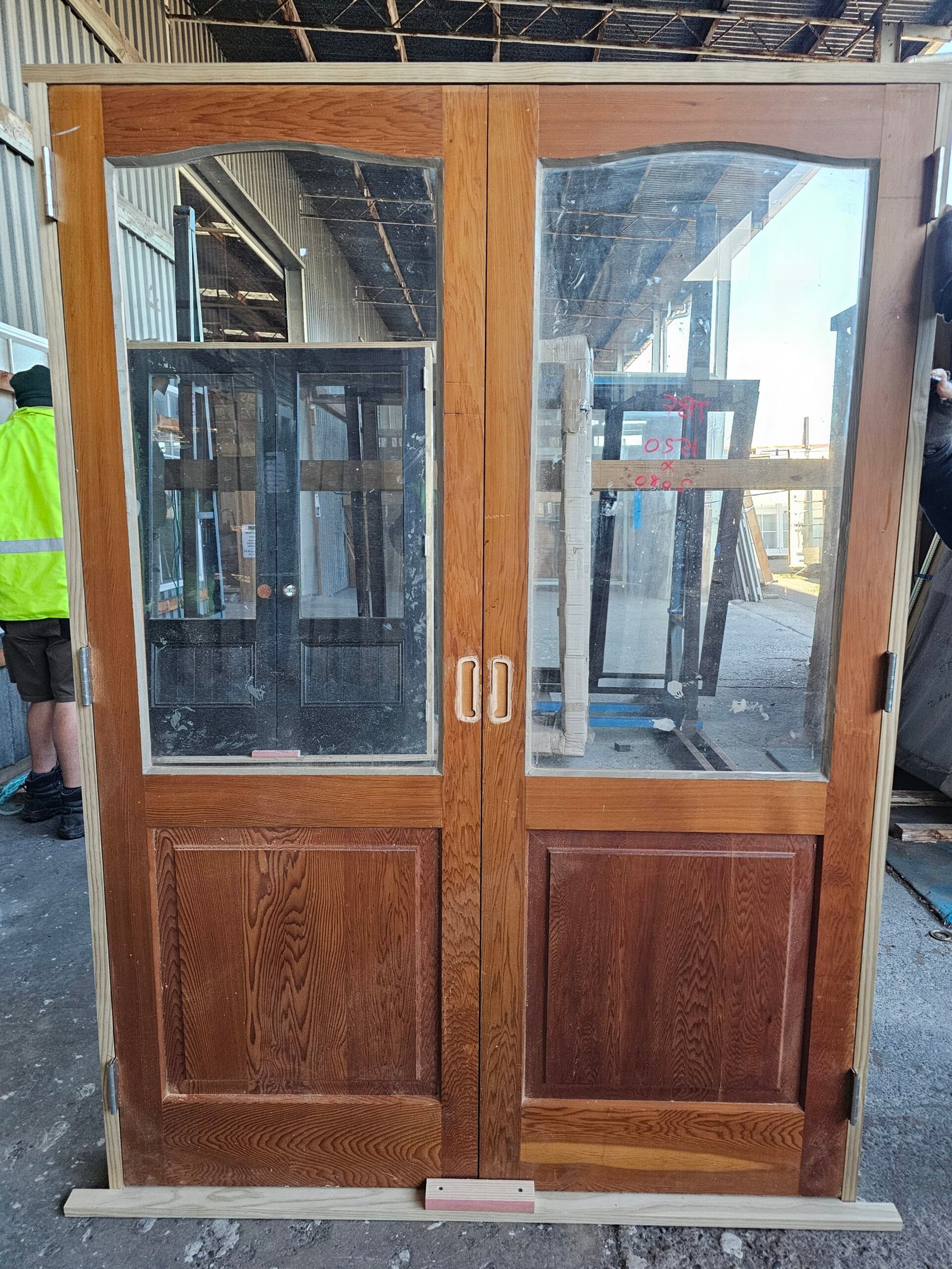 External Cedar 1 Panel 1 Pane French Door