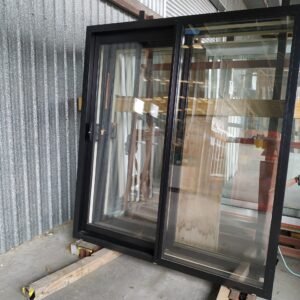 Ebony Double Glazed Sliding Door 1795×2000 – Aluminum Patio Door