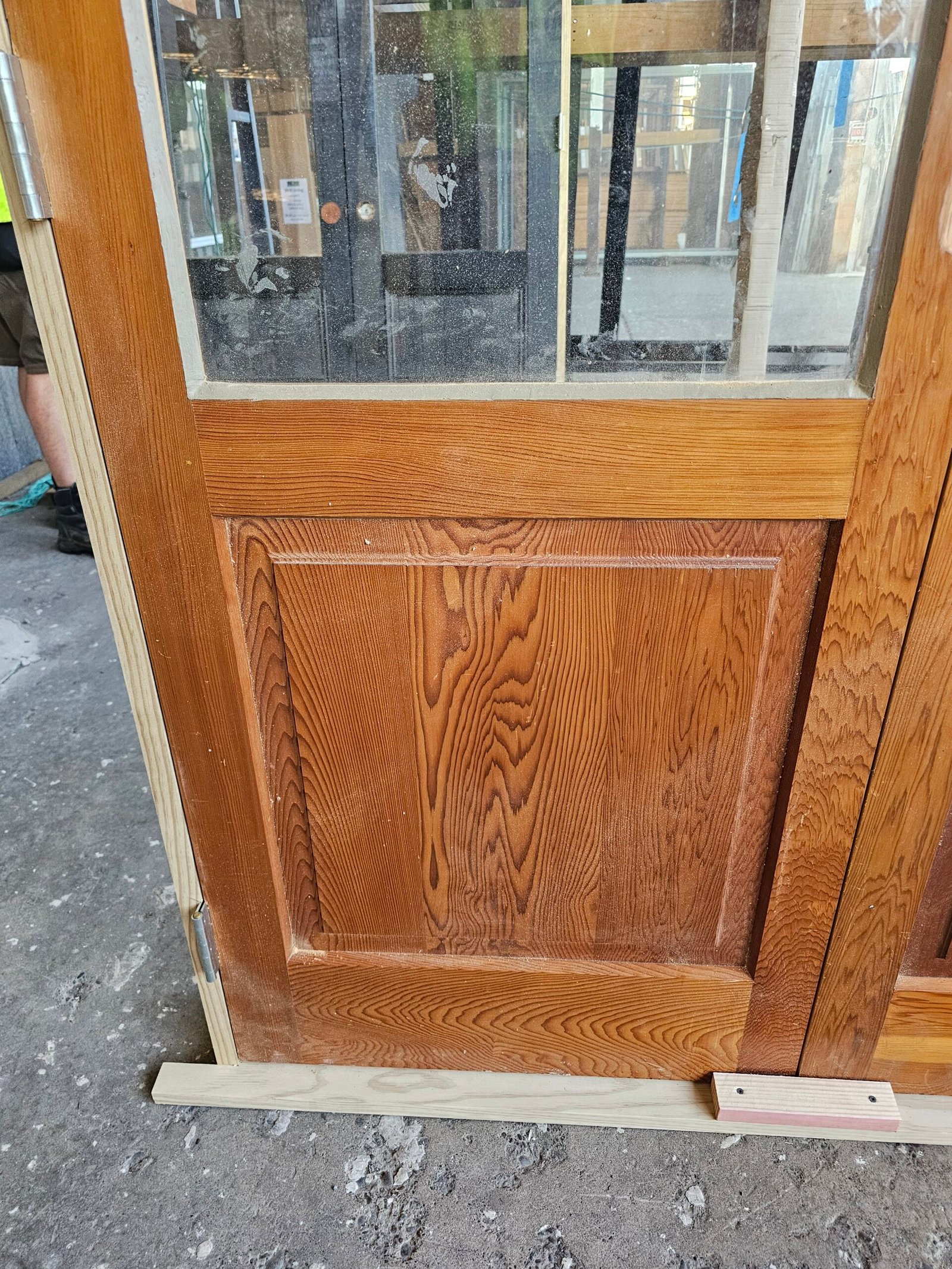External Cedar 1 Panel 1 Pane French Door