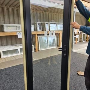 Thermally Broken Aluminum Flaxpod Door – Double Glazed External Door with Sidelights