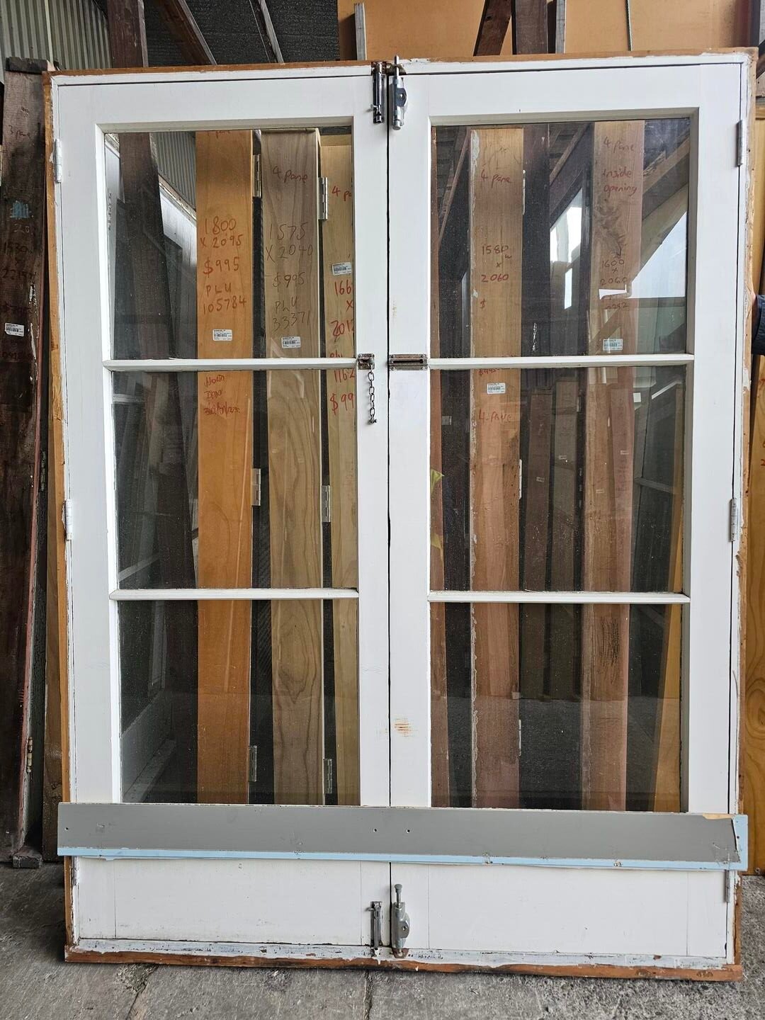 External Painted 3 Pane French Door 1570x2030mm