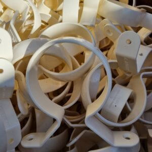 Plastic Downpipe Clip – Durable PVC Gutter Downpipe Support Bracket