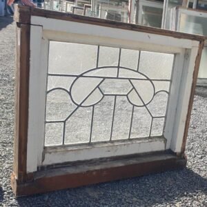 Wooden Leadlight Window – Fixed Bevel Glass | Decorative Timber Window