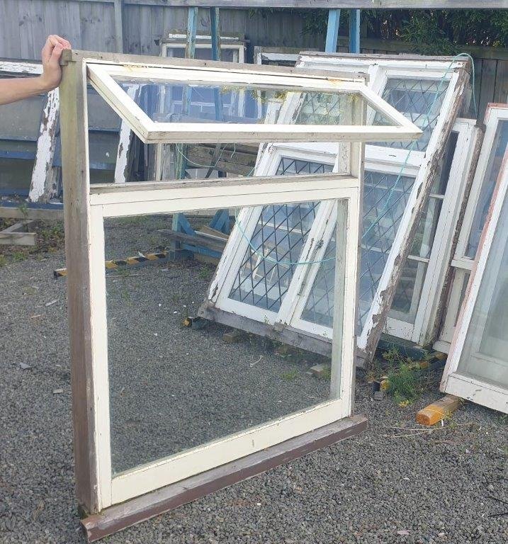 Wooden Window 1 Fan Opening – 3 Panel Timber Window