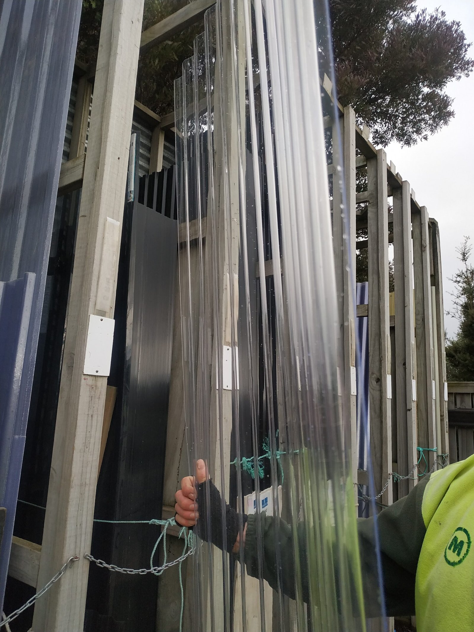 NEW Polycarbonate Sunline Clear Roofing Sheet – 10 Year Warranty