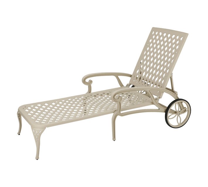 Anray Lattice Pool Lounger Sand Beige 1920 x 650 x 600 mm — SA Home Builder Store