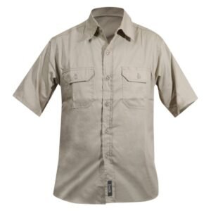 Beck Cotton Short Sleeve Shirt Stone M — SA Home Builder Store