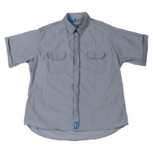 Beck Taslon Short Sleeve Shirt Grey S — SA Home Builder Store