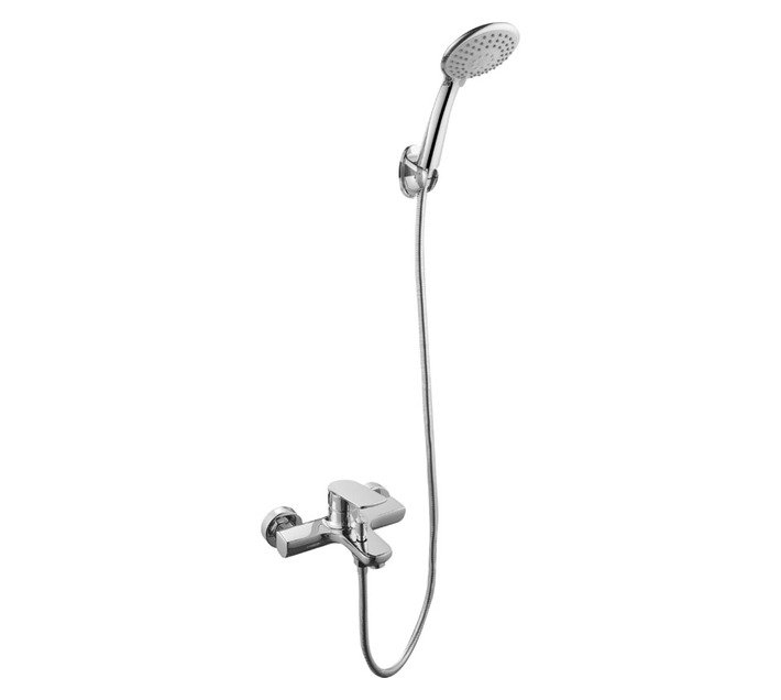 Bijiou Savole Satin Bath Mixer with Hand Shower — SA Home Builder Store