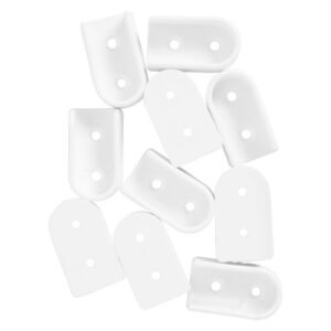 Builders 10 x Oval Open End Holders White 34 x 20 x 35 mm — SA Home Builder Store