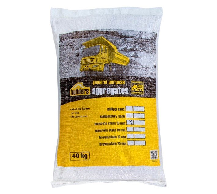 Builders 13 mm (Black) 40 kg Bag Concrete Stone Aggregate for Decorative Landscaping — SA Home Builder Store