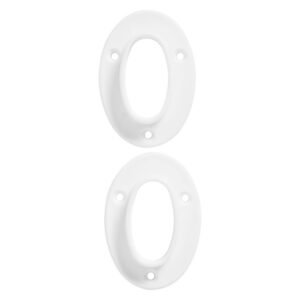 Builders 2 x Large Oval Holder Rods White 60 x 43 x 60 mm — SA Home Builder Store