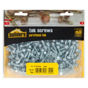 Builders 200 x Hex Head Tek Screws 5.5 x 16 mm — SA Home Builder Store
