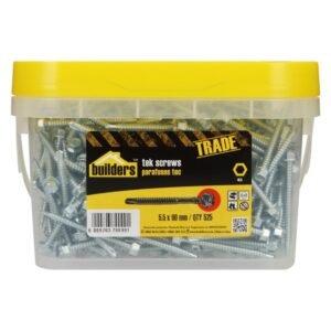 Builders 525 x Hex Head Tek Screws 5.5 x 60 mm — SA Home Builder Store