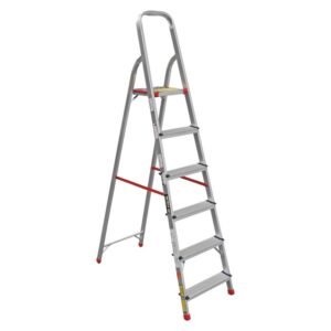 Builders 6-Step Aluminium Domestic Ladder Exclusive to Builders — SA Home Builder Store