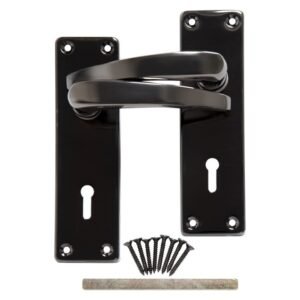 Builders HAN-R6BLK Ruby Door Handle 150 mm — SA Home Builder Store