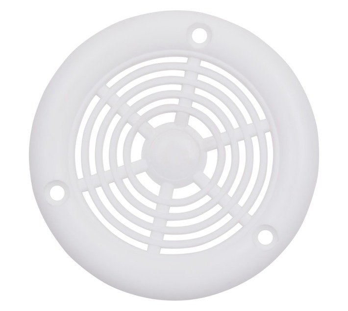 Builders Large Round Air Vent White 63 x 63 x 4 mm — SA Home Builder Store